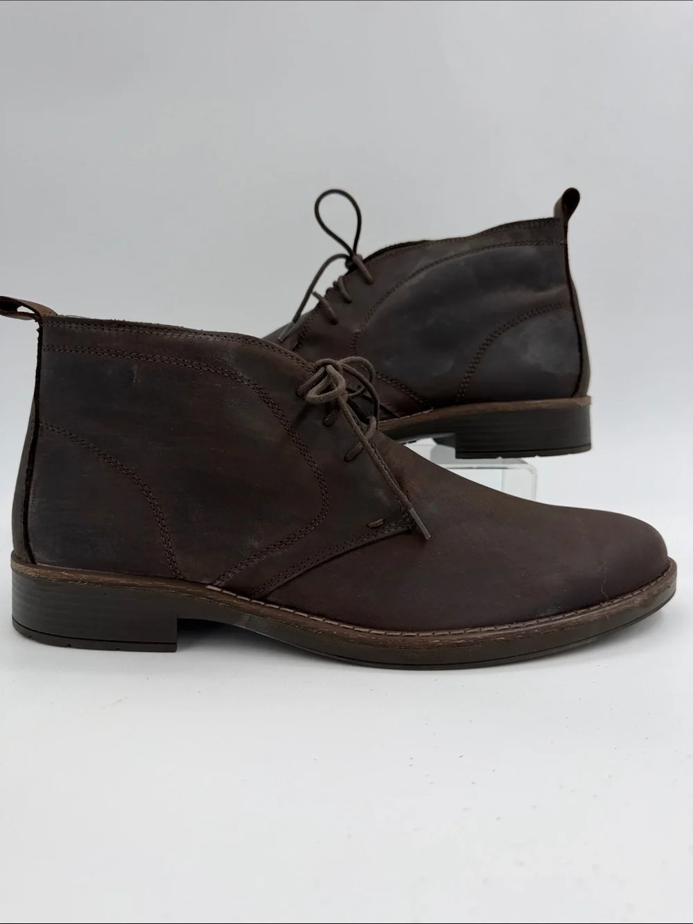 Nordstrom Brown Leather Chukka Boot - Casual Dress Italian Made Men's Size 10.5
